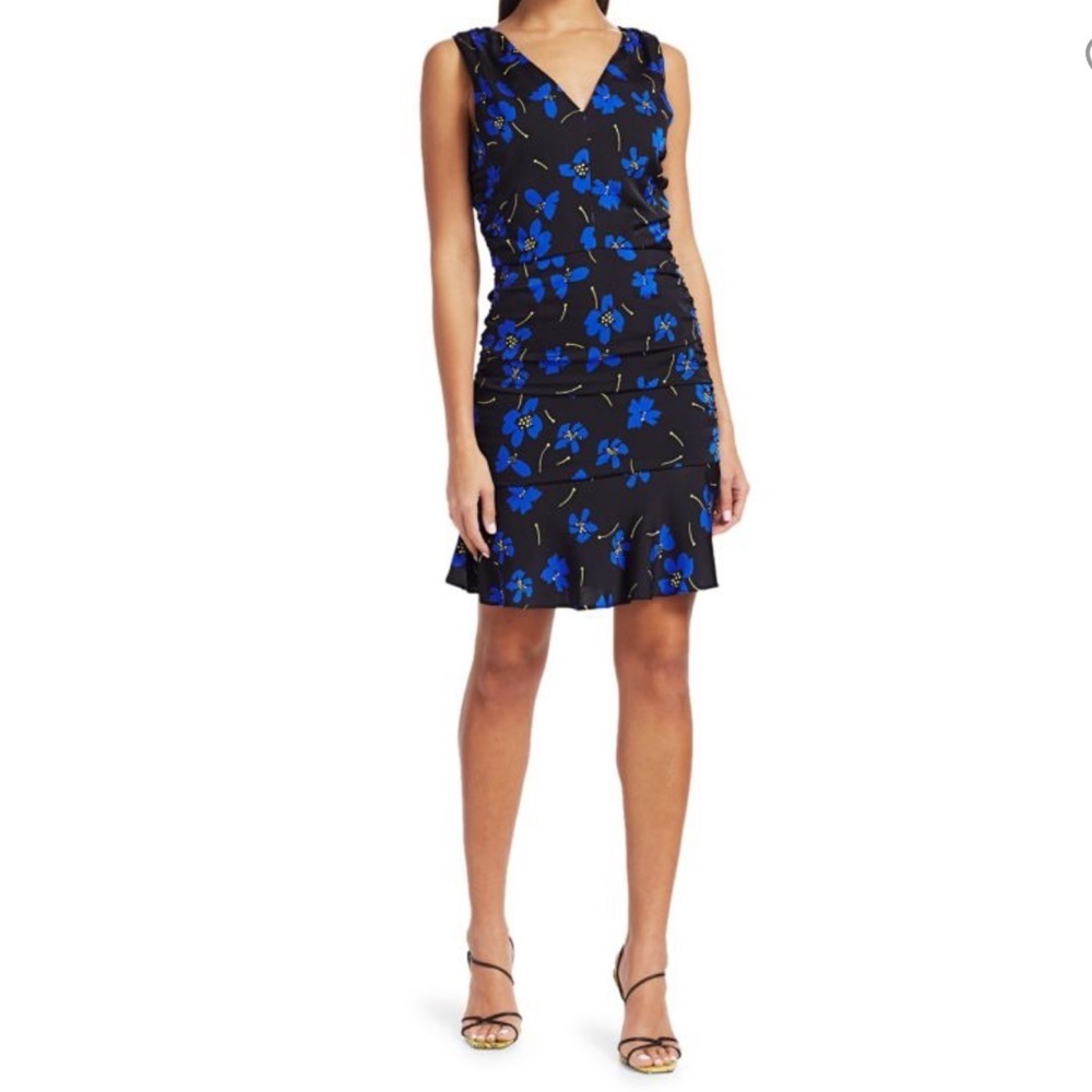 Milly butterfly flower sleeveless dress size 4